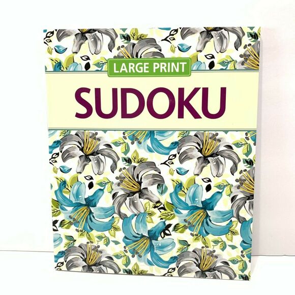 Elegant Large Print Sudoku by Arcturus New Great for All - Picture 1 of 8
